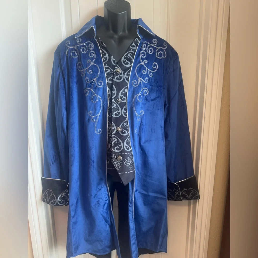 NWOT Medieval Steampunk Tuxedo, Victorian Performance Costume, Size 2XL